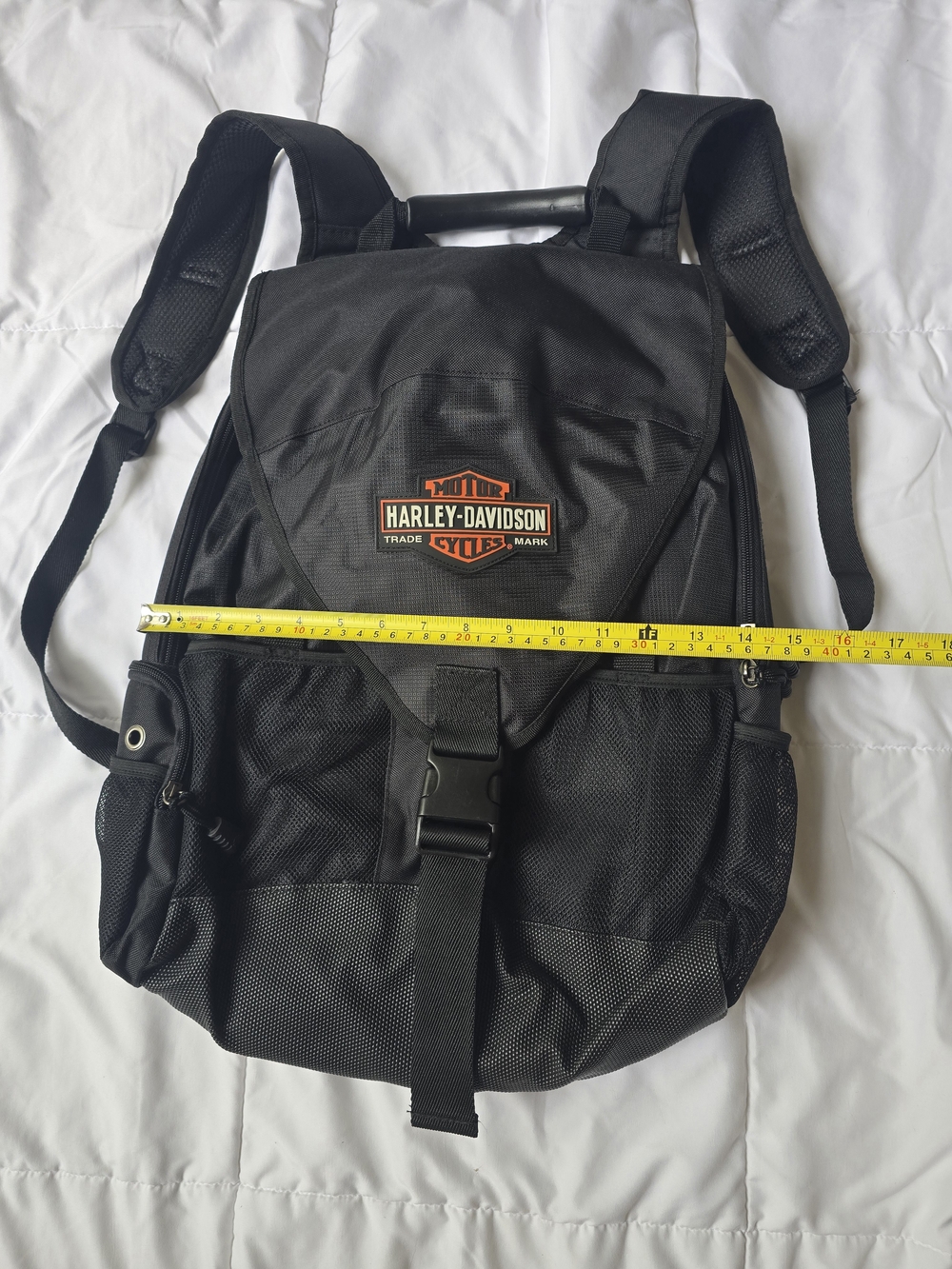 Harley-Davidson Men's Black Logo Helmet Backpack - Picture 8 of 14